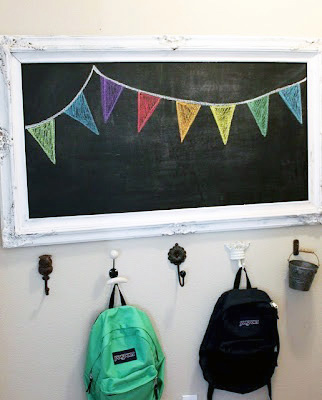 Backpack Station Chalkboard