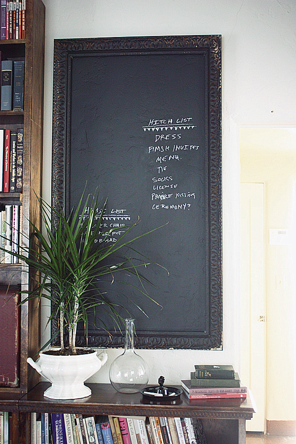 Custom Framed Chalkboard