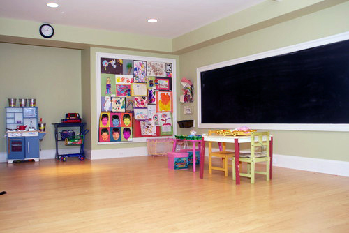 Framed Chalkboard For Kids Playroom 
