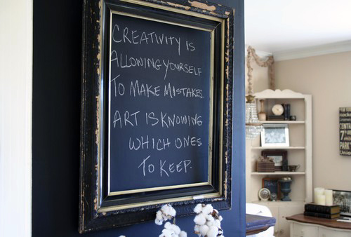 Antique Frame Chalkboard