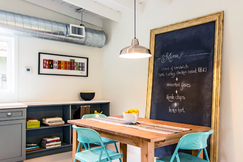 Floor Leaner Chalkboard With Gold Frame