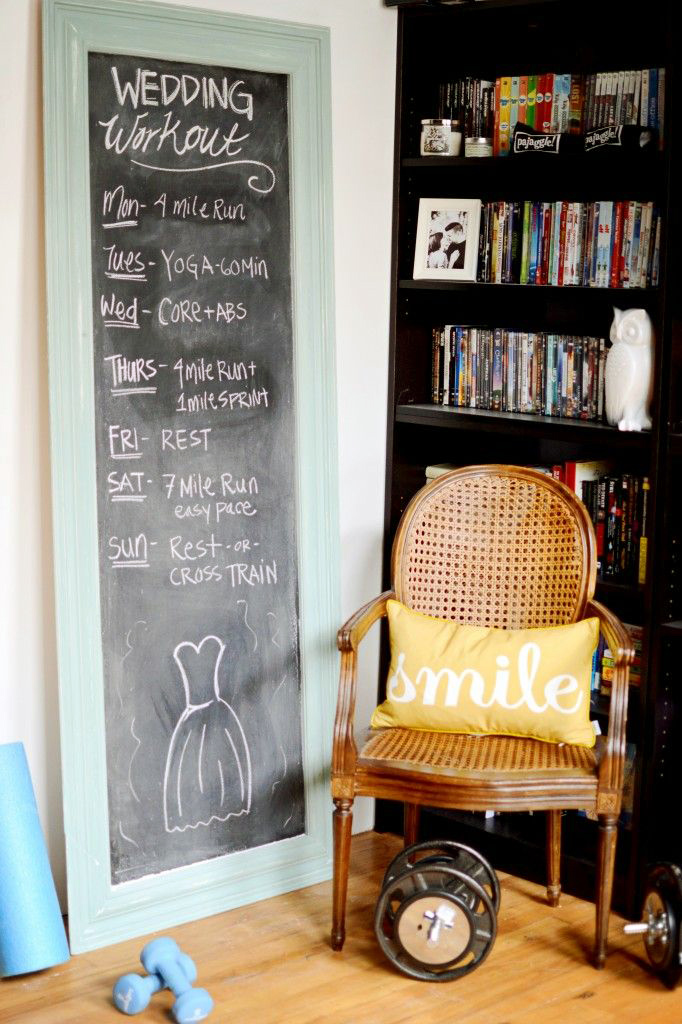 Wall Leaning Chalkboard