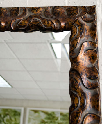 Beautiful contemporary framed mirror
