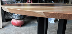 Murphy Table - Underside bevel cut from a Murphy table top