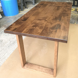 Florence Table - Small alder table top and base