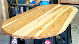 Kyle Table - Oval hickory table top