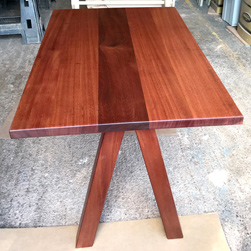 Carson Table - Mahogany table and base