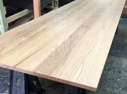 Clemson Table - Large red oak table top with clear finish for a conference room table