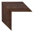 flat profile with natural wood texture in rustic walnut sherwood finish