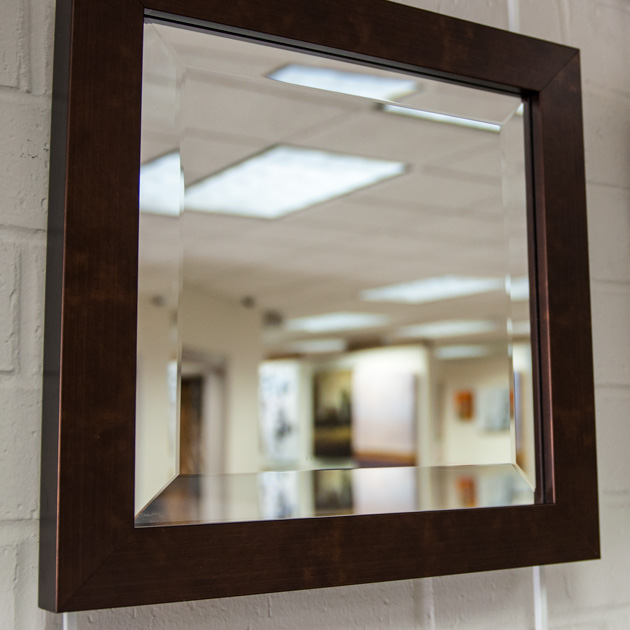 Bronze Rustic Frame Mirror