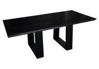 Jefferson - DT-90224_TL-80011 - Black Stained Table in Rectangle Shape ...