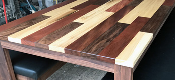 Photos of Custom Table and Bench