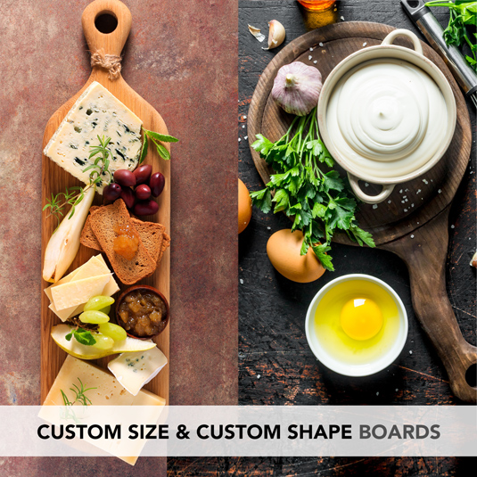 Custom Shape Wood Boards Custom Size