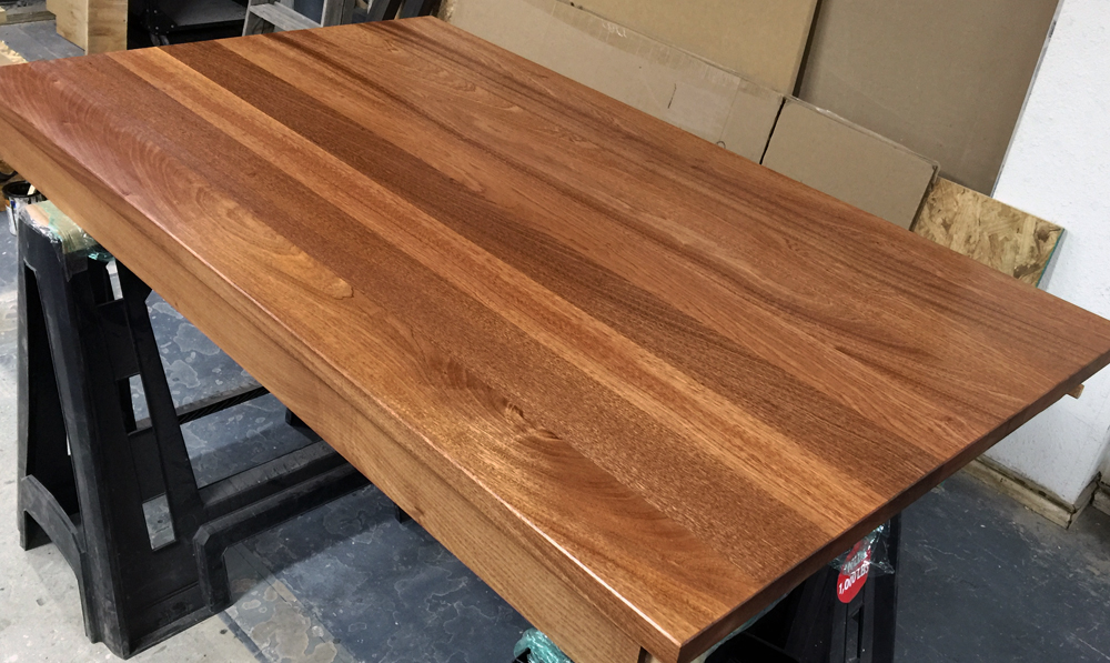 African Mahogany Wide Plank Countertop or Tabletop - Sample