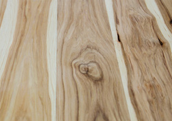 Austin Table - Wood grain on a hickory table top