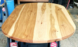 Kyle Table - Oval hickory table top