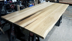 Cleveland Table - Poplar table top with optional live edge cut