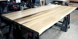 Cleveland Table - Poplar table top with optional live edge cut