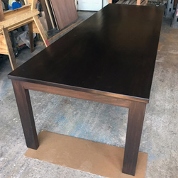 Bronx Table - Large table finished in black walnut