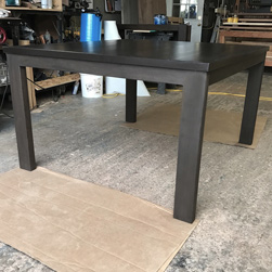 Auburn Table - Square table in black walnut finish