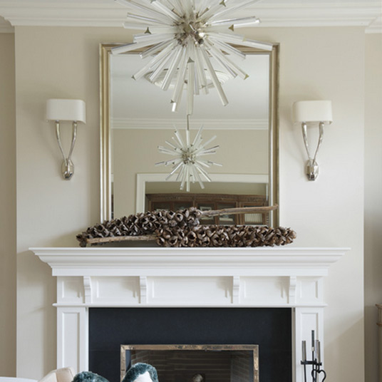 Custom Sized Mirror Over Fireplace Mantle, Pictures Of Mirrors Above Fireplaces