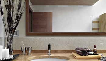 Custom size mirror with wood frames