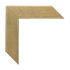 square cube profile with gold parchment finish mirror frame