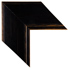 black with copper lines corkboard frame