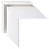 flat white corkboard frame