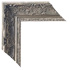 heavy embossed antique silver mirror frame
